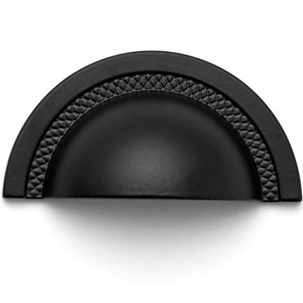 Puxador Concha Shell 64mm Preto Zen